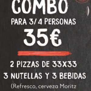 Combo para 3/4 personas